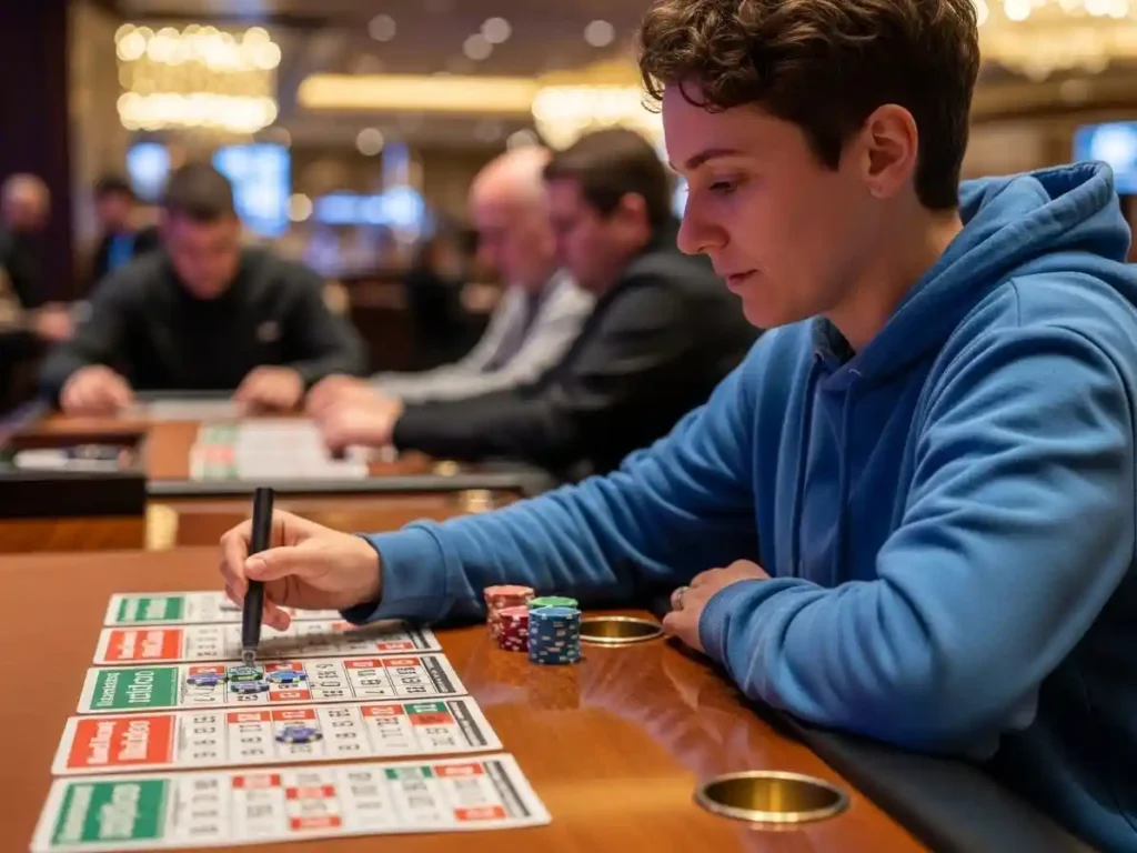 Person playing online casino bingo using Casino Bonus Philippines